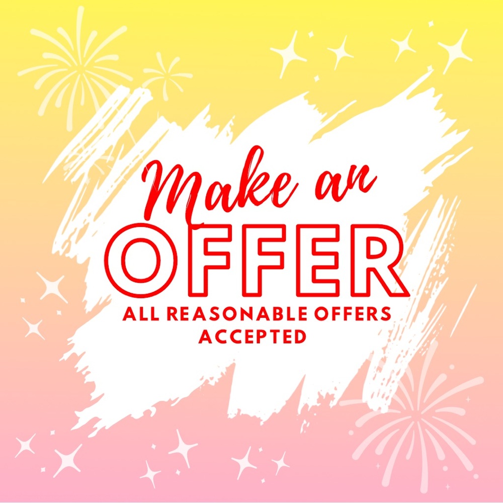 All reasonable offers accepted!
